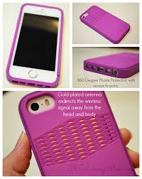 radiation reducing pong cell phone case