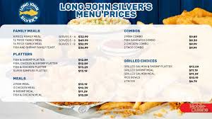 long john silver s menu s on