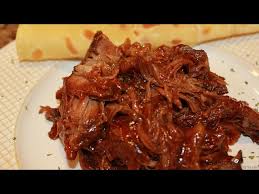 slow cooker shredded bbq beef easy