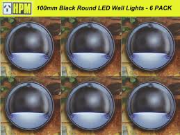 6 X 100mm Round Outdoor Led Wall Step