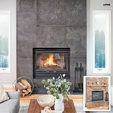 Resurface A Face Brick Fireplace Surround