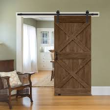 Barn Door Door Made Of Wood Knotty Alder