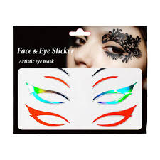laser eyeliner face lace makeup sticker