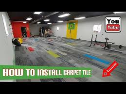 how to install carpet tile you