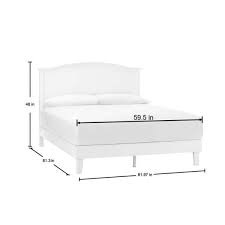 Stylewell Colemont White Wood Queen Bed