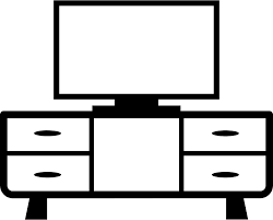 Television Cabinet icon PNG and SVG Vector Free Download