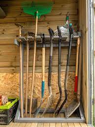 garden tool storage hooks