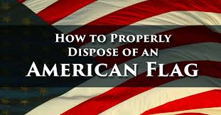 The subject came up again today as we head into the fourth of july holiday and i thought i'd post some resources for you as you think about replacing the weathered flag. How To Properly Dispose Of An American Flag Homewood Disposal Service