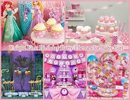 baby girl 1st birthday party theme