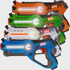best choice s kids infrared laser tag set toy blasters with multiplayer mode 4 pack