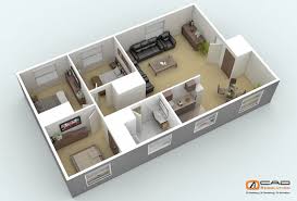 4 Bedroom House Plans 3d Buscar Con
