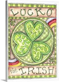 Luck O The Irish Wall Art Canvas
