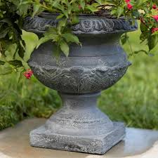 17 Tall Urn Style Flower Planter