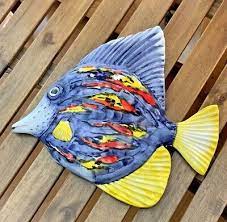 Bassano Ceramic Fish 3d 13 3 8in Wall