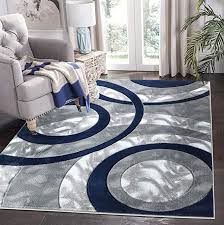glory rugs area rug 8x10 navy circles
