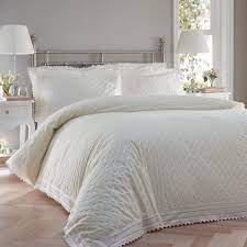 Broderie Anglaise Bedding Cream In