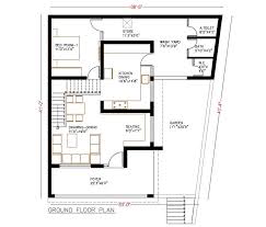 Ground Floor Plan Of House Building