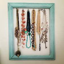 diy frame necklace holder
