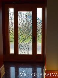 contemporary stained glass doors for