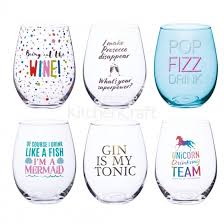 Bar Craft Stemless Wine Glass