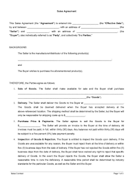 s contract template free sle