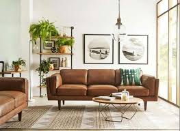 mid century modern rug into a living room