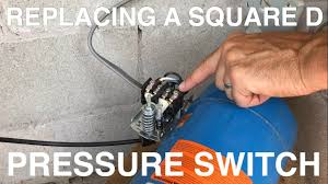 The square d pressure switch 9013f is for controlling water pumps and keeping them from burning. Replacing A Square D Pressure Switch Youtube