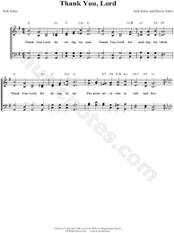 You gave me, your love lord, and a fine family. Bill Gloria Gaither Thank You Lord Sheet Music In G Major Transposable Download Print Sheet Music Lord Music Gaither