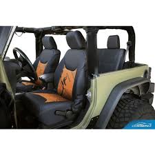 Coverking Spc531 Wrangler Seat Cover Topographic Black W Orange Front Pair Jeep Wrangler Jk 2016