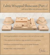 fabric jewelry showcase display part 2