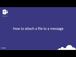 microsoft teams how to attach a file