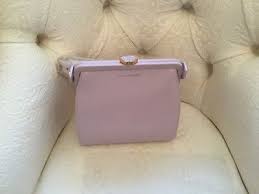 lulu guinness pale pink leather flora