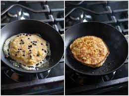 Flip the pancakes, and cook until golden on the other side. Banana Egg Oat Pancakes Meaningful Eats