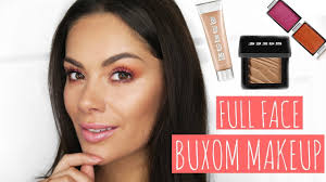 full face testing buxom makeup beauty