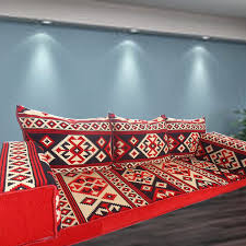 arabic majlis seating floor sofa set