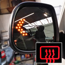 vw t5 1 t6 led wing mirror lens heated