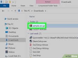 how to unzip a gz file on any platform