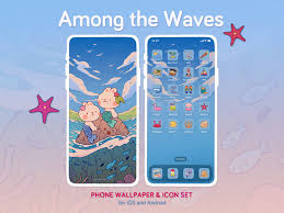 phone wallpaper icon set