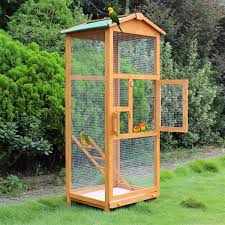 Green Wood Variety Bird Cage Bird House