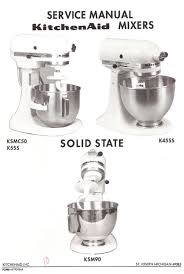 kitchenaid mixer k5ss user guide