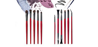 a dome shaped blending brush that tapers should be used for more precise application to bine eye shadow colors in the crease and contour of the eye