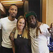 Damian lillard has been dating his girlfriend kay'la hanson ever since the two met at weber state. Damian Lillard Talks Being Real Friends With Lil Wayne First Meeting Him At The Studio With His Wife Video