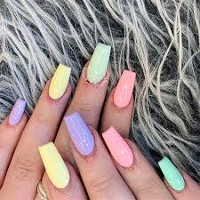 These designs inspired us and we thought you might like them too. Cute Spring Pastel Multicolored Nails 2020 Cute Manicure