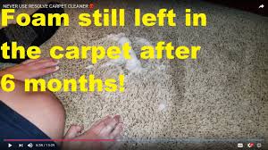 resolve foam carpet cleaner