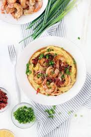 easy shrimp and grits bowl of delicious