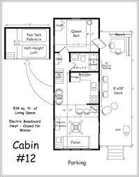 Tiny Cabin Plans Cabin Floor Plans