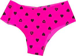 Victoria's Secret Pink Smooth No Show Cheekster Underwear/Panty Color Pink  Heart New (as1, alpha, x_s, regular, regular) at Amazon Women's Clothing  store