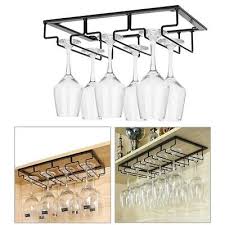 Convenient Wine Glass Holder Shelf Rack