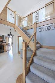 glass staircases contemporary
