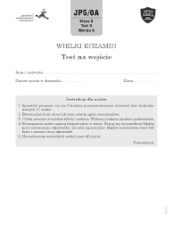 Test Ma Wejscie Wersja A | PDF